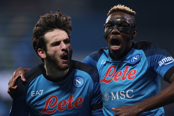 El Napoli de Kvaratskhelia y Osimhen es el vigente campeón de la Serie A de Italia. (Foto: Getty Images)