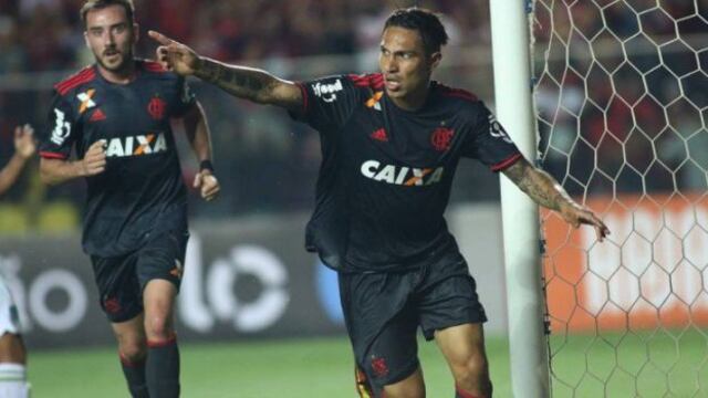 Flamengo derrotó 2-1 al América con gol de Paolo Guerrero por Brasileirao