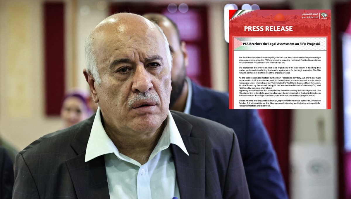 Jibril Rajoub, presidente de Asociación Palestina de Fútbol. (Foto: AFP)