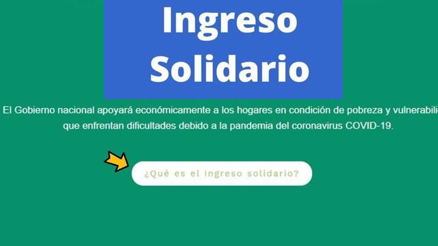 Inscripción Ingreso Solidario 2022: cuándo pagan en agosto y ver el registro por SuperGIROS 