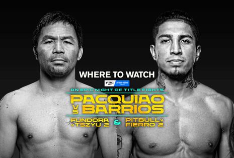 Where to watch Pacquiao vs. Barrios in the US: Time, live stream, and free options