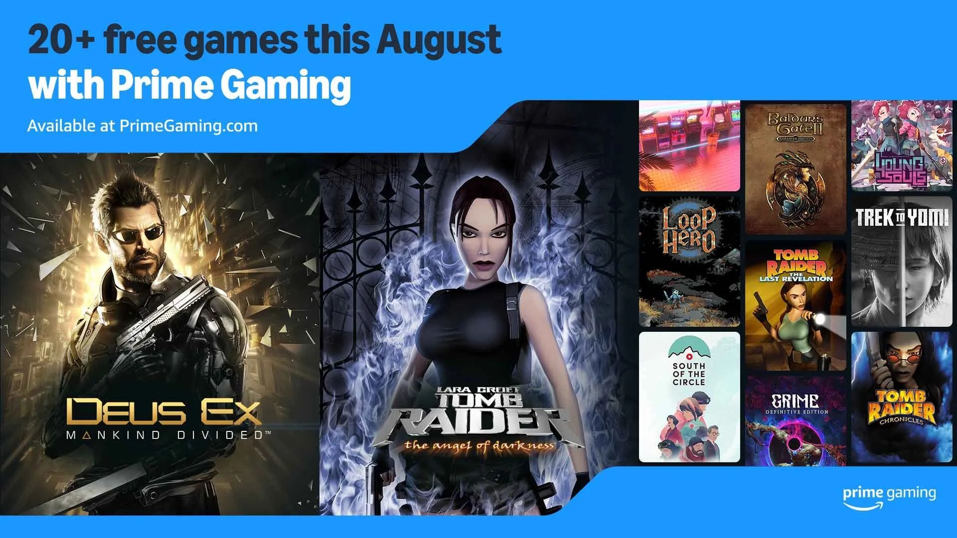 Te dejamos la lista de juegos gratis de Prime Gaming para agosto (Difusión)