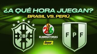 Perú vs. Brasil: a qué hora juegan hoy por las Eliminatorias 2026