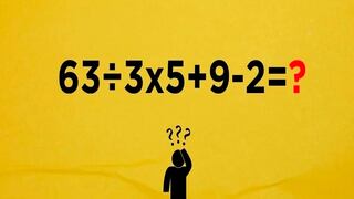 Tu inteligencia será vital para obtener la solución de este reto matemático