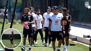 Neymar vuelve a entrenar con Brasil con la mira en el Mundial