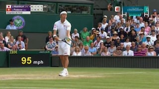 ¡Fue potente! El poderoso saque de Nishikori que Federer no pudo controlar en cuartos de final de Wimbledon 2019 [VIDEO]