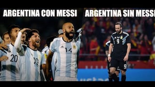 Messi y el 'Pipita', los protagonistas: los memes del 6-1 que recibió Argentina de parte de España