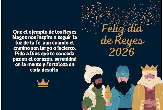 Feliz Día de Reyes 2026.Que el ejemplo de los Reyes Magos nos inspire a seguir la luz de la fe, aun cuando el camino sea largo o incierto. Pido a Dios que te conceda paz en el corazón, serenidad en la mente y fortaleza en cada desafío. | Crédito: canva.com / Composición Depor