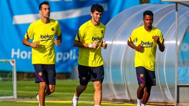 A llenarle los ojos a Koeman: Sergio Busquets y Ansu Fati adelantan su vuelta a la pretemporada del Barça