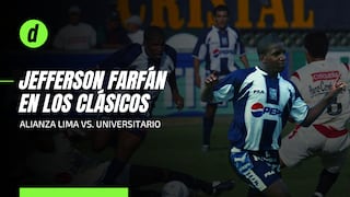 Alianza Lima: Revive los goles de Jefferson Farfán vs. Universitario