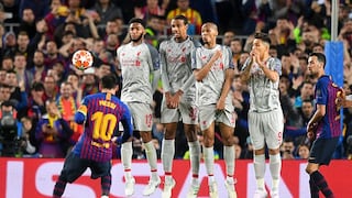 ¡No estás bien de la cabaza, Lionel! El sorprendente tiro libre y doblete de Messi ante Liverpool [VIDEO]