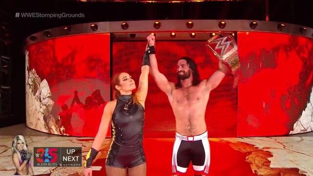 ¡Triunfó el amor! Seth Rollins retuvo el título universal en Stomping Grounds 2019 gracias a Becky Lynch [VIDEO]