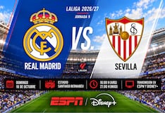 ESPN transmitió el partido Real Madrid 4-1 Sevilla por Jornada 9 de LaLiga 2026-27