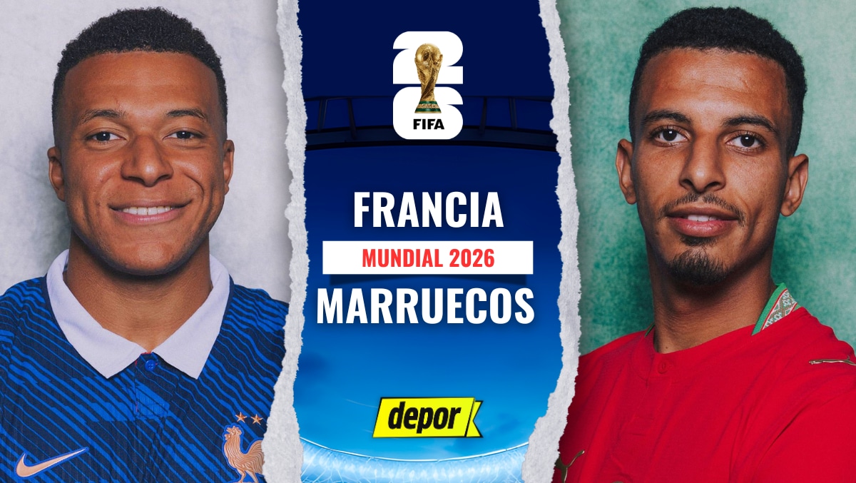 Francia vs. Marruecos se enfrentan por los cuartos de final del Mundial 2026, mira este partido y la transmisión en directo de DIRECTV, DSports, DGO, ESPN, Disney Plus, TyC Sports, TV Púbica, Mi Telefe, TV Azteca 7 y TUDN. (Diseño: Depor)