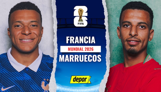 Francia vs. Marruecos se enfrentan por los cuartos de final del Mundial 2026, mira este partido y la transmisión en directo de DIRECTV, DSports, DGO, ESPN, Disney Plus, TyC Sports, TV Púbica, Mi Telefe, TV Azteca 7 y TUDN. (Diseño: Depor)