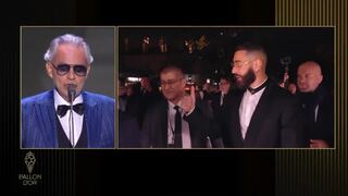 Espectacular: así fue el show de Andrea Bocelli en el Balón de Oro [VIDEO]