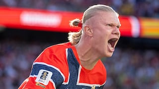 ¡Doblete del ‘Cyborg’! Goles de Erling Haaland para el 2-1 de Noruega vs. Irak