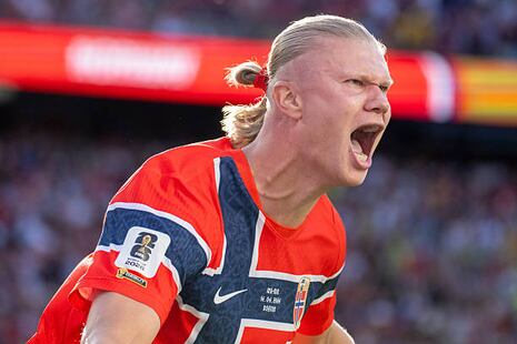 ¡Doblete del ‘Cyborg’! Goles de Erling Haaland para el 2-1 de Noruega vs. Irak