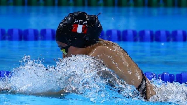 Paula Tamashiro rompió el récord nacional en natación en Lima 2019