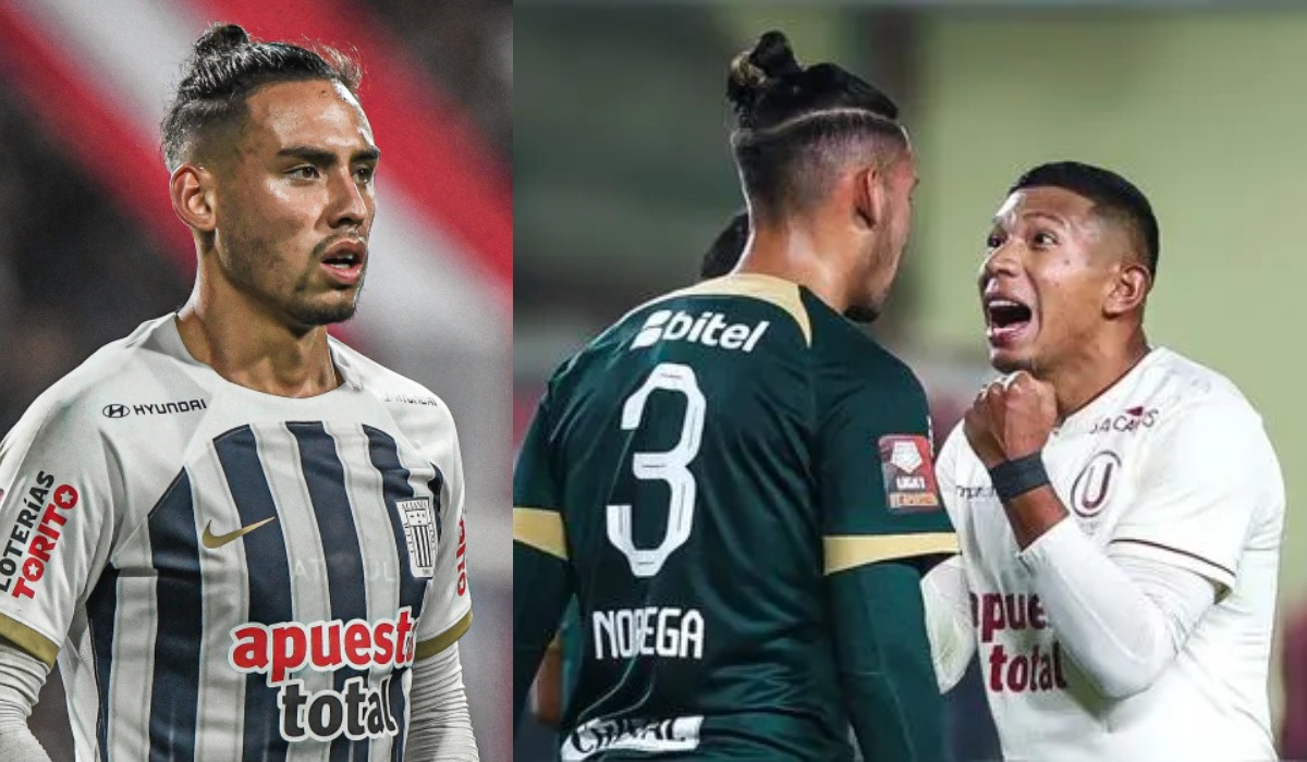 Erick Noriega habló sobre la situación que tuvo con Edison Flores en el clásico. (Foto: Composición)