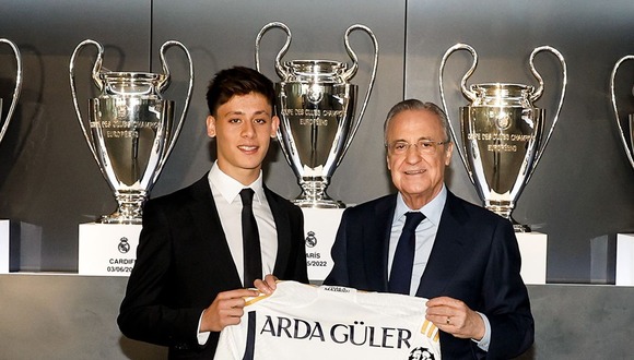 Arda Güler llegó al Real Madrid desde el Fenerbahce por 30 millones de euros. (Foto: Real Madrid)