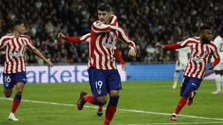 ¡La ley del ex! Gol de Álvaro Morata para el 1-0 de Atlético vs. Real Madrid [VIDEO]