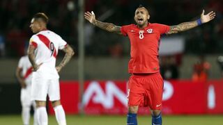 Perú cayó 2-1 ante Chile en Santiago por las Eliminatorias Rusia 2018