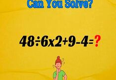 Desarrolla en 5 segundos la ecuación que se plantea y resuelve el reto matemático