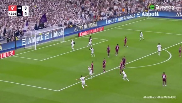 Valverde fue autor del 1-0 del partido entre Real Madrid vs Valladolid. (Video: DSports)