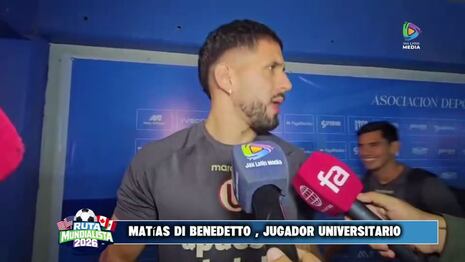 Matías Di Benedetto destacó el triunfo de Universitario en Tarma: “Vinimos muy convencidos a ganar”