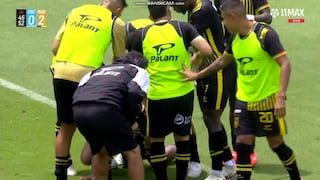 ¡Lo sufre Iván Bulos! Gol de Cristian Mejía para el 2-0 de CD Moquegua vs. Sporting Cristal