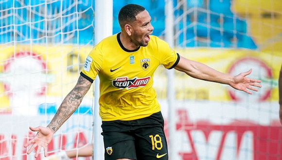 Alexander Callens marcó el 1-0 del AEK Atenas sobre el Lamia. (Video: Cosmote Sport)