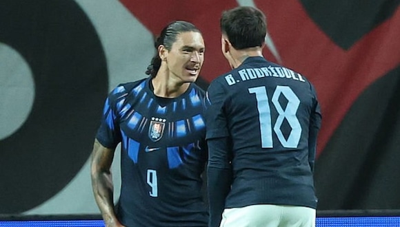 Darwin Núñez marcó el 1-0 de Uruguay vs. Corea del Sur. (Video: Coupang Play / Foto: Getty Images)