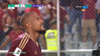 ¡Penal dudoso! Gol de Salomón Rondón para el 1-0 de Venezuela vs. Perú en Maturín