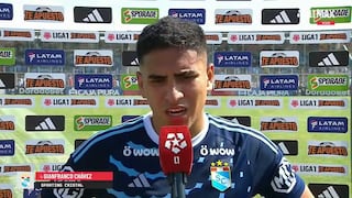 Gianfranco Chávez y la reflexión tras el empate de Sporting Cristal en Piura