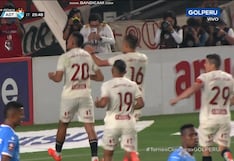 Fuerte y arriba: el gol de Alex Valera para el 1-0 de Universitario frente a ADT