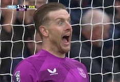 Lo intimidó con sus gestos: Pickford atajó un penal a Haaland y el City sigue sin ganar en la Premier