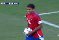 ¡Siempre es lo mismo! Dos goles de Rossel pusieron el 2-3 de Perú vs Chile