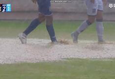 ¡Torrencial en Sullana y gol en el charco! Pérez puso el 3-1 de Alianza Atlético vs. Binacional