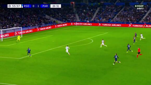 Gol de Mbappé en el 2-0 de PSG vs. Real Sociedad por Champions League. (Video: Foot Direct)