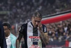 ¡Se fue entre lágrimas! Paolo Guerrero salió lesionado en el Alianza Lima vs U. Católica