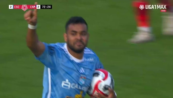 Brenner Marlos marcó el 2-2 de Sporting Cristal sobre Mannucci. (Video: Liga 1 MAX)