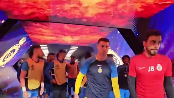 Al Nassr vs. Al Ahli en una fecha más de la Liga de Arabia. (Vídeo: @AlNassrFC_EN).