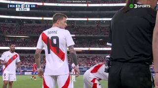 ¡Debut oficial con la Bicolor! Oliver Sonne ingresó en el Perú vs. Chile por Copa América