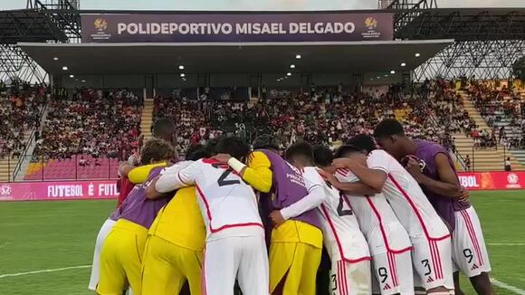 Celebración de Perú tras ganar a Chile en el Preolímpico Venezuela 2024. (Video: @SeleccionPeru)
