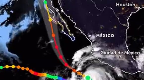 Huracán Hilary creció a categoría 4 | VIDEO: @CNPC_MX