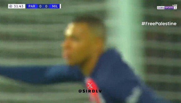 Gol de Mbappé para el 1-0 de PSG vs. Milan. (Video: BEIN Sports)
