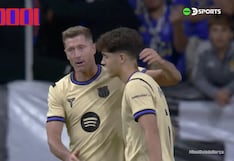 ¡Entró el salvador! Gol de Robert Lewandowski para el 2-1 del Barcelona vs Real Oviedo