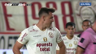 ¡También fue protagonista! Gol de Diego Churín, de penal, para el 6-0 de Universitario vs UTC