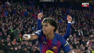 ¡Definición de genio! Gol de Lamine Yamal para el 3-2 del Barcelona vs. Newcastle